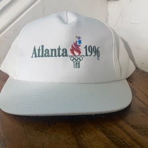 Vintage Atlanta 1996 Olympics SnapBack white